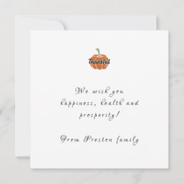 Happy thanksgiving-platta kort