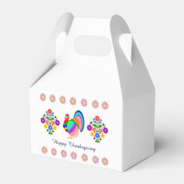 Happy thanksgiving. Polska designblommor. Presentaskar