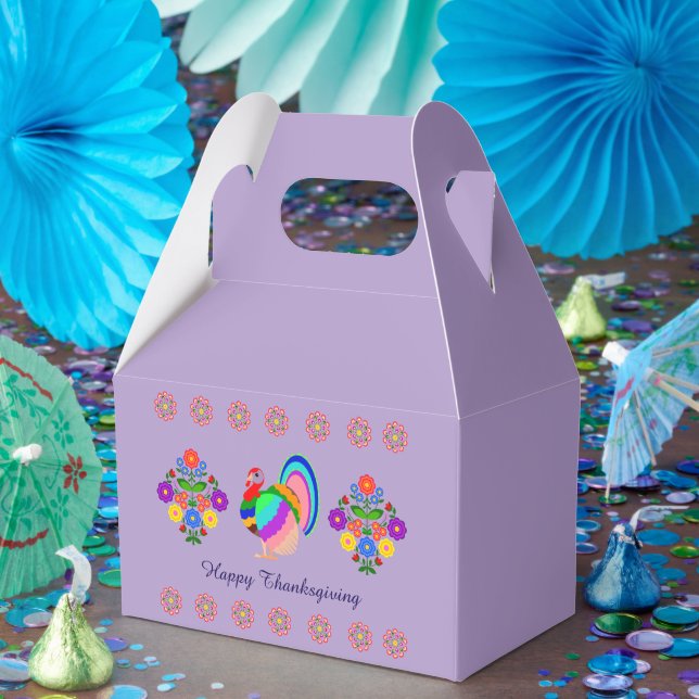 Happy thanksgiving. Polska designblommor. Presentaskar (Part)