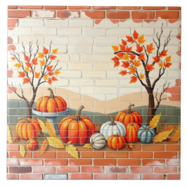 Happy thanksgiving Popular Fall Kakelplatta