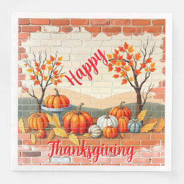 Happy thanksgiving Popular Fall Pappersservett