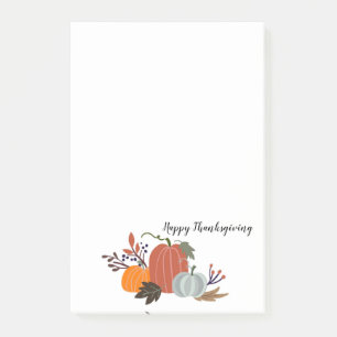 Happy thanksgiving post-it block