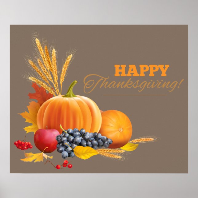 Happy thanksgiving Poster (Framsidan)