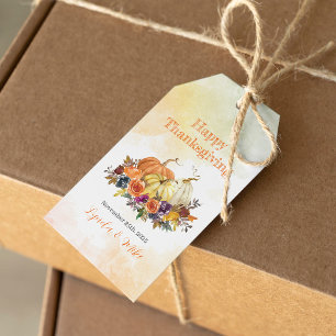 Happy thanksgiving presentetikett