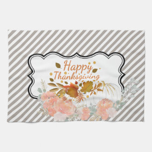 Happy thanksgiving Pumpkin Kitchen Towel Kökshandduk