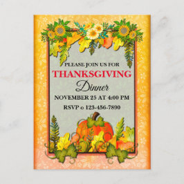 Happy thanksgiving Pumpkin Löv Fall Festival Helg Vykort