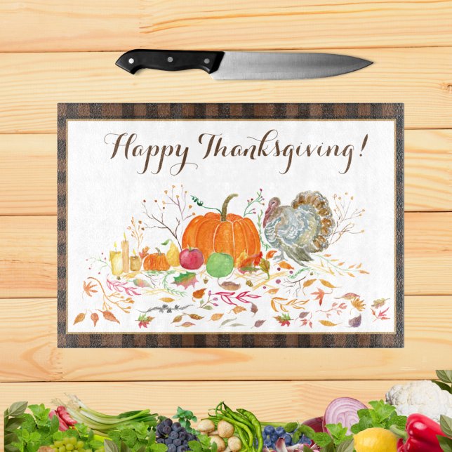 Happy Thanksgiving Pumpkin With Turkey  (Skapare uppladdad)