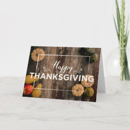 Happy thanksgiving pumpor kort