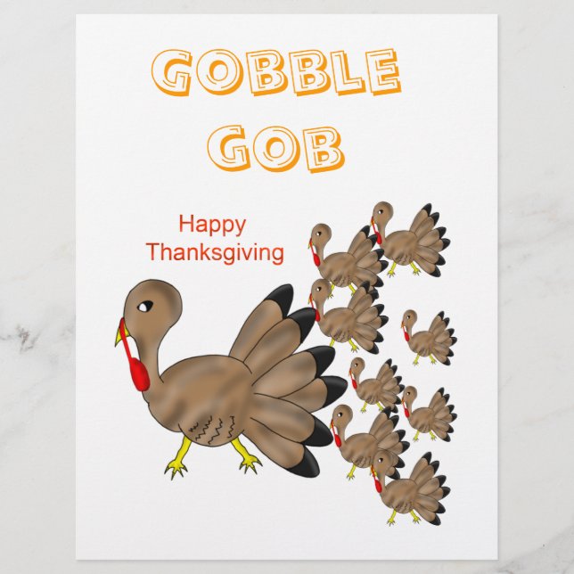 Happy thanksgiving reklamblad (Framsidan)