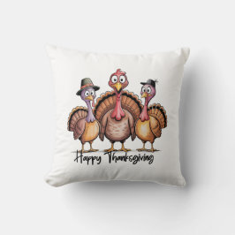 Happy thanksgiving Shirt | Fall Helgdag Turkiet-da Kudde