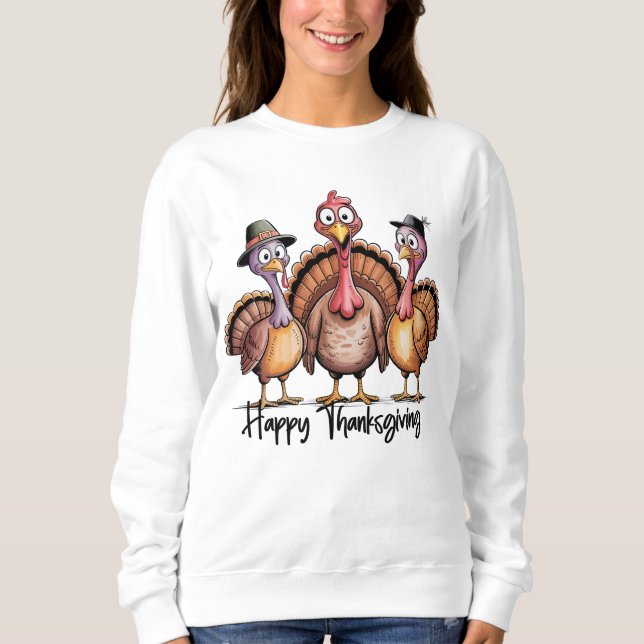 Happy thanksgiving Shirt | Fall Helgdag Turkiet-da T (Framsida)