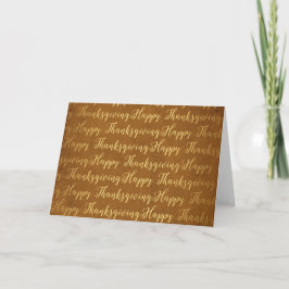 Happy thanksgiving-skript helgkort
