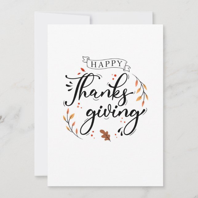 Happy thanksgiving spara datumet (Framsida)