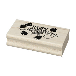 Happy thanksgiving stämpel