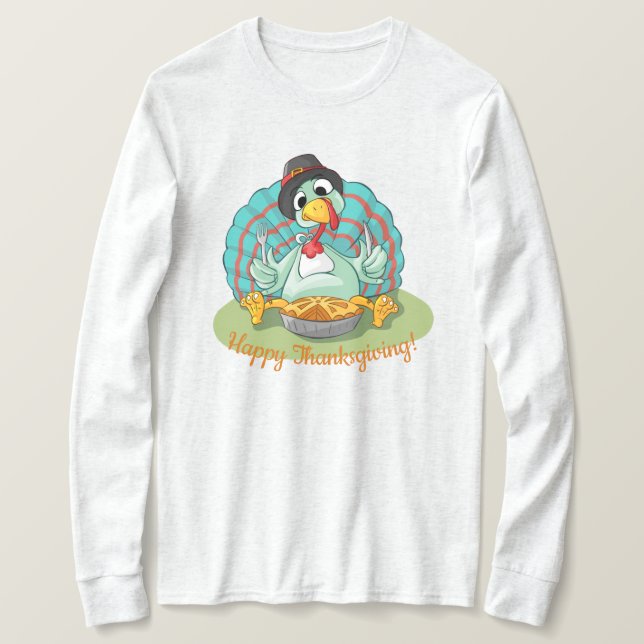 Happy thanksgiving t shirt (Design framsida)