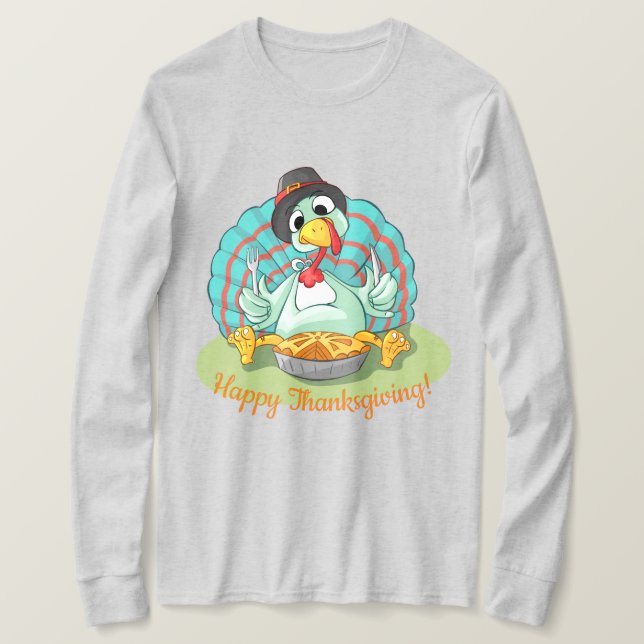 Happy thanksgiving t shirt (Design framsida)