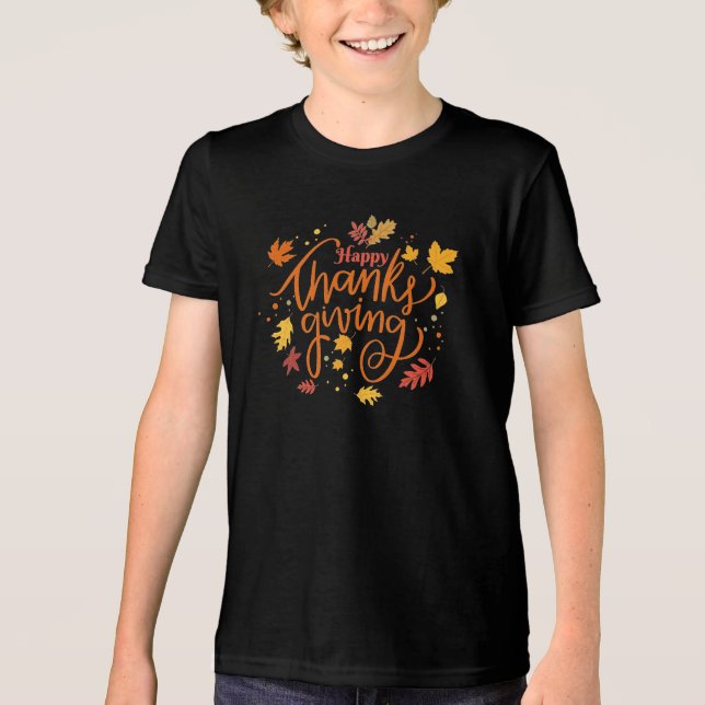 Happy thanksgiving t shirt (Framsida)
