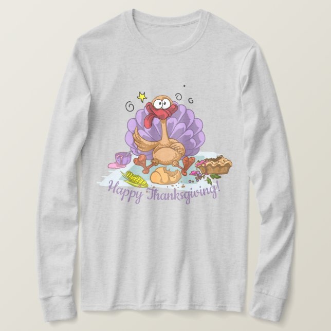 Happy thanksgiving t shirt (Design framsida)