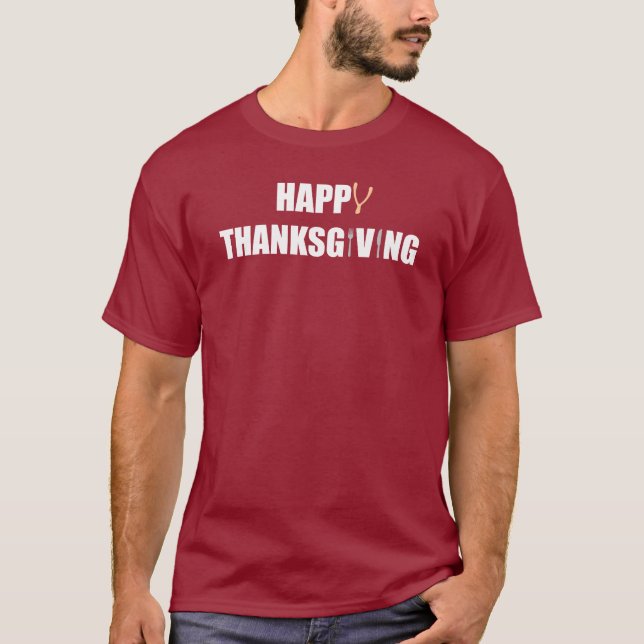 Happy thanksgiving t shirt (Framsida)