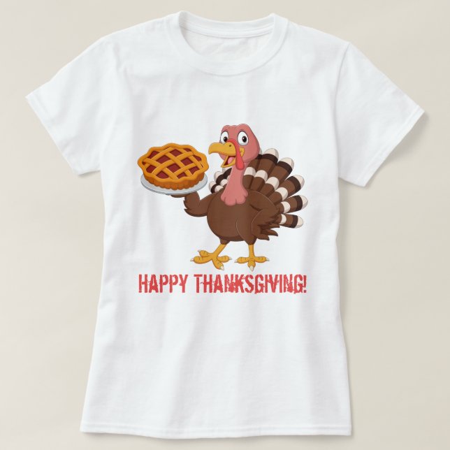 Happy thanksgiving T-Shirt (Design framsida)