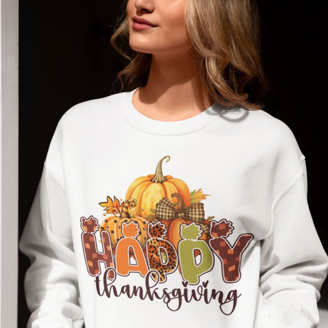 Happy thanksgiving t shirt (Skapare uppladdad)