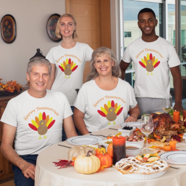 Happy thanksgiving t shirt (Skapare uppladdad)