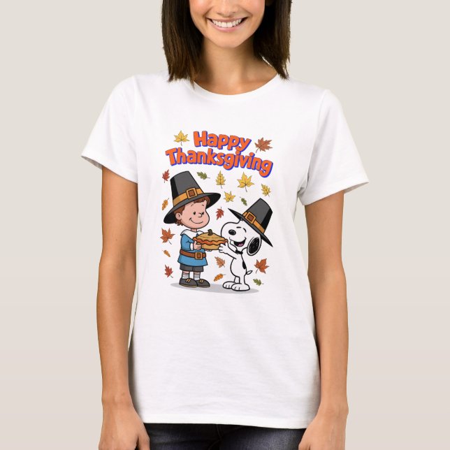 Happy thanksgiving t shirt (Framsida)