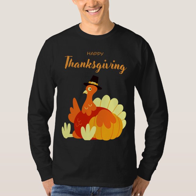 Happy thanksgiving T-Shirt (Framsida)