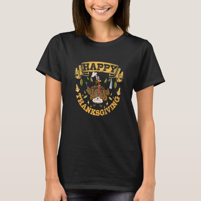 Happy thanksgiving t shirt (Framsida)
