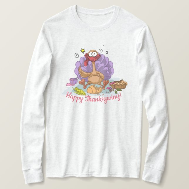 Happy thanksgiving t shirt (Design framsida)