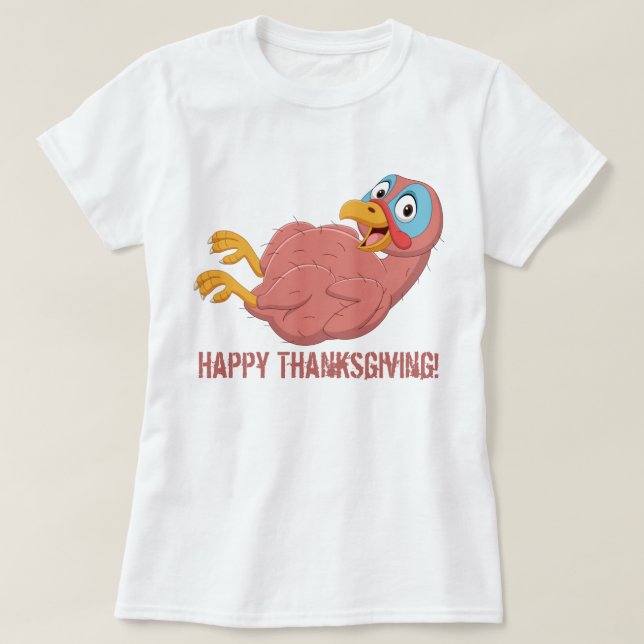 Happy thanksgiving T-Shirt (Design framsida)