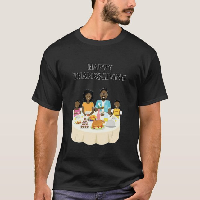 Happy thanksgiving t shirt (Framsida)