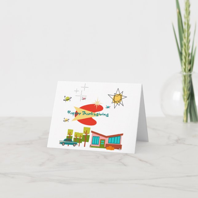 Happy Thanksgiving  Tack Kort (Framsida)