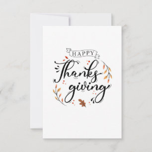 happy thanksgiving tack kort