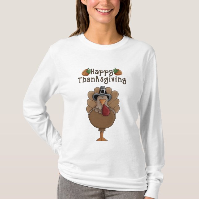 Happy thanksgiving tee shirt (Framsida)