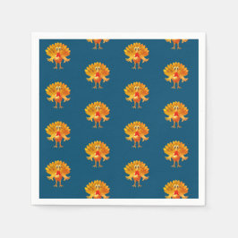 happy thanksgiving , thanksgiving kalkon, pappersservett