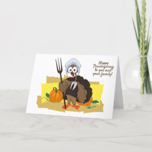 Happy thanksgiving till dig och din tack kort