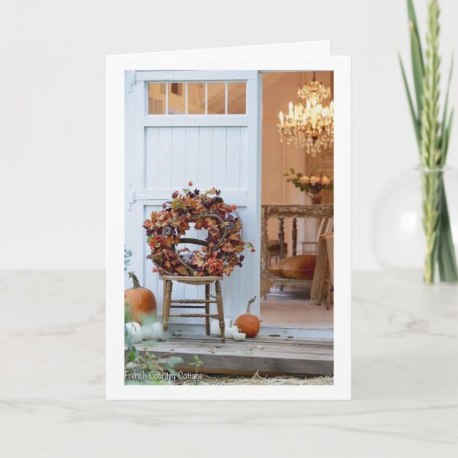 HAPPY THANKSGIVING TILL EN "MYCKET SPECIELL PERSON KORT (Framsida)