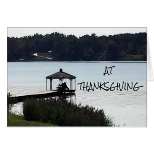 **HAPPY THANKSGIVING** TILL **KÄRLEK I MITT LIV** HÄLSNINGSKORT