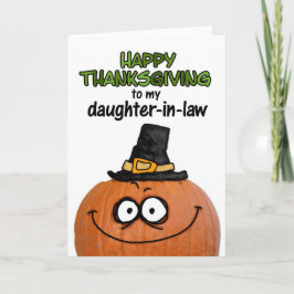 Happy thanksgiving till min svärdotter helgkort