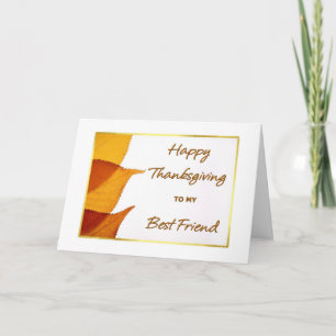 Happy thanksgiving till mitt bästa vänner-kort helgkort