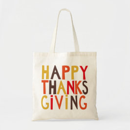 Happy thanksgiving! Tote Bag Tygkasse