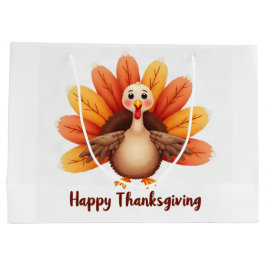 Happy Thanksgiving Turkey Gift Bag