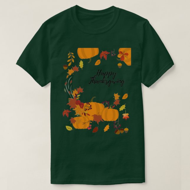 Happy thanksgiving Turkiet 7 T Shirt (Design framsida)