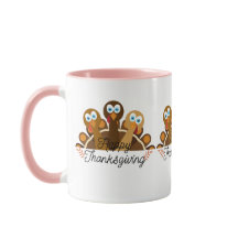 Happy thanksgiving Turkiet Ceramic Mugg