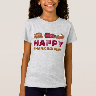 Happy thanksgiving Turkiet, Cranberry Paj Slice Fo T Shirt