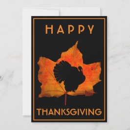 HAPPY THANKSGIVING TURKIET DINNER PARTY INBJUDNINGAR