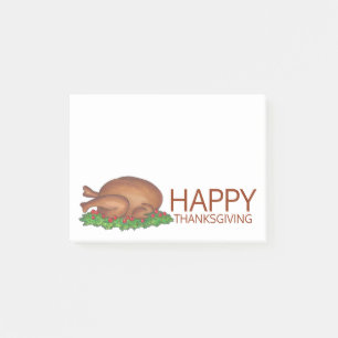 Happy thanksgiving Turkiet: Helgdag Post-its, midd Post-it Block