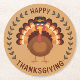 Happy thanksgiving Turkiet Papper Underlägg
