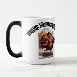 Happy thanksgiving Turkiet Parad Magisk Mugg